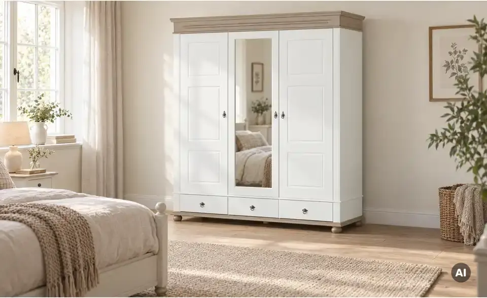 Drehtürenschrank Massetto, in Wohnsituation