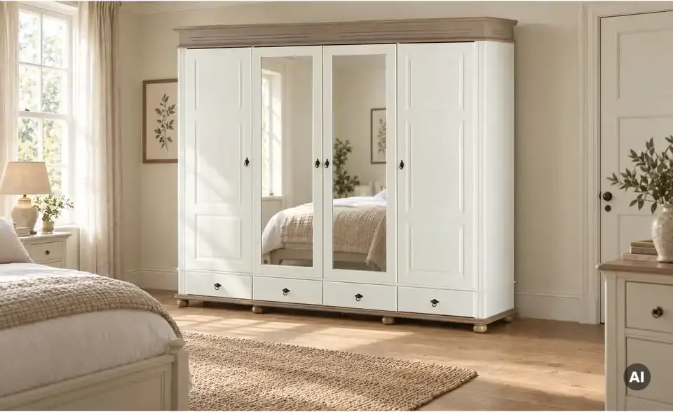 Drehtürenschrank Massetto, in Wohnsituation