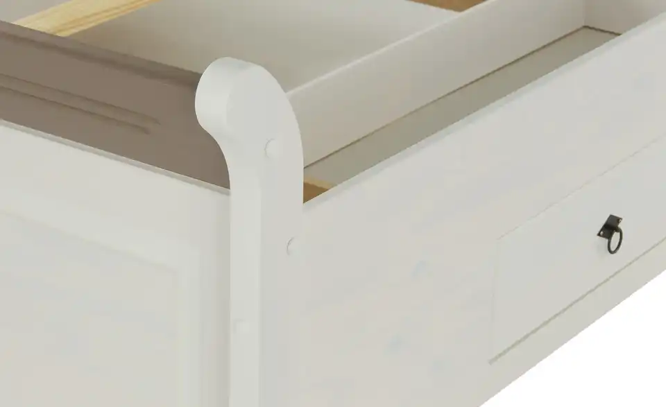 Bettgestell Massetto, Detailansicht