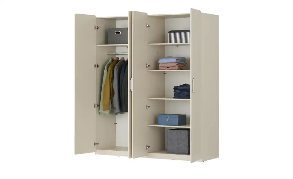 Drehtürenschrank Lorenz, geöffnet