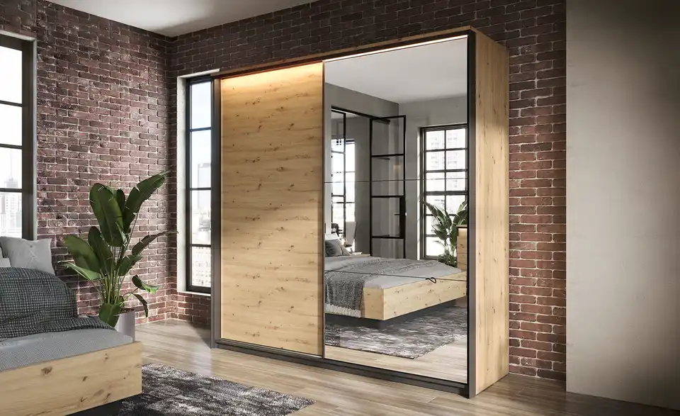 Schwebetürenschrank Quant, in Wohnsituation