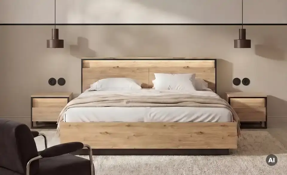 Doppelbett Quant, in Wohnsituation