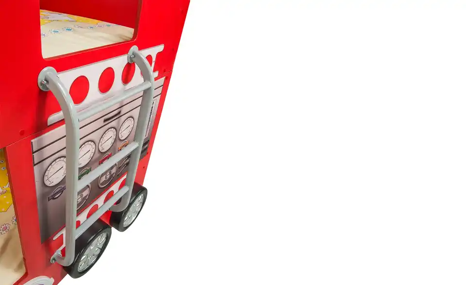 Autobett Feuerwehr, Detailansicht