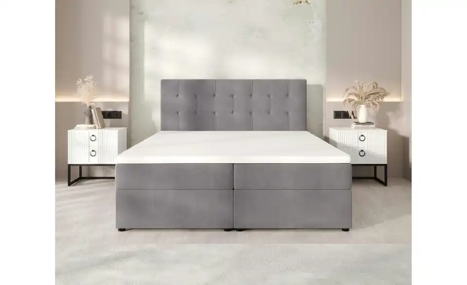 Boxbett Indu mit Stauraum, in Wohnsituation