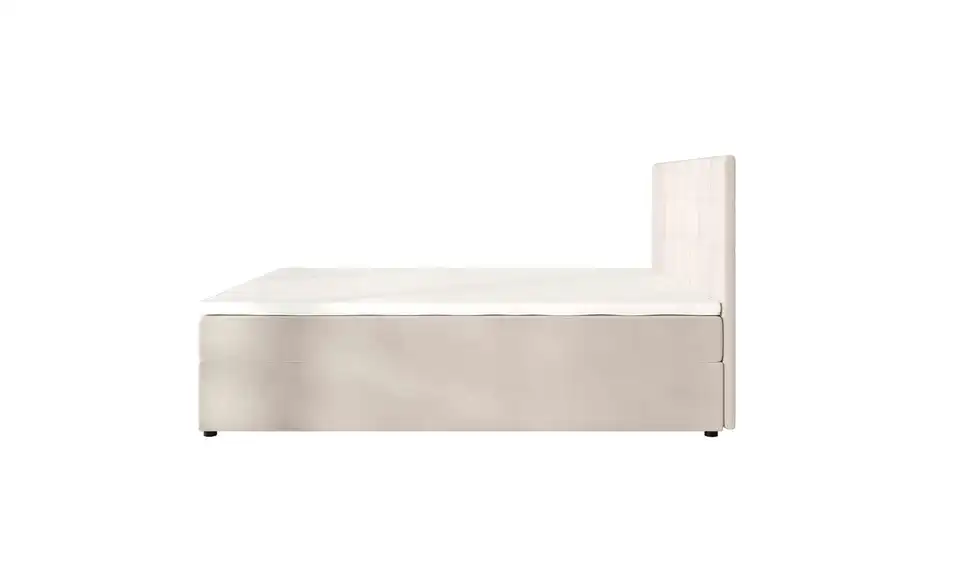 Boxbett Indu mit Stauraum und Topper, Profilansicht