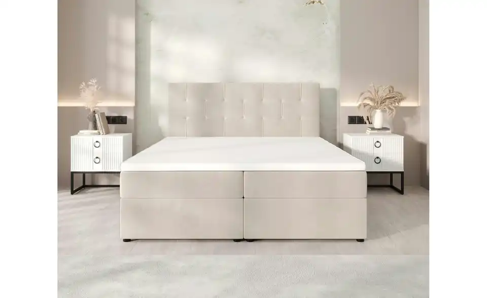 Boxbett Indu mit Stauraum, in Wohnsituation