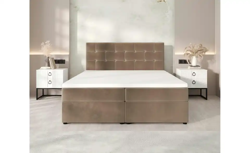 Boxbett Indu mit Stauraum, in Wohnsituation