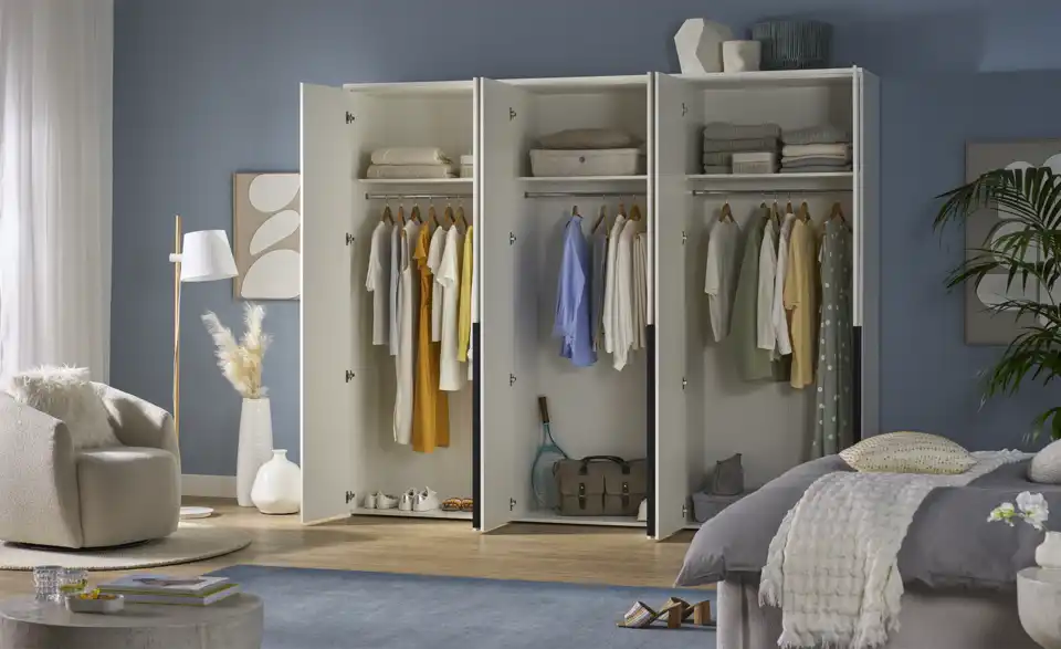 Drehtürenschrank Kevo, Funktionsansicht