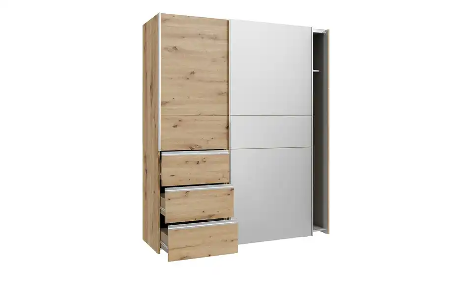 Schwebetürenschrank Winn2, geöffnet