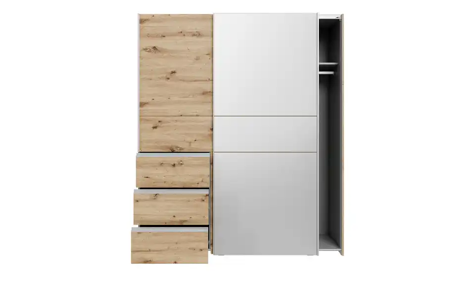 Schwebetürenschrank Winn2, geöffnet