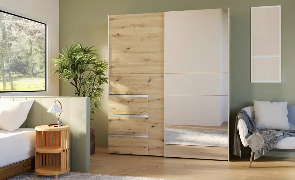 Schwebetürenschrank Winn2, in Wohnsituation