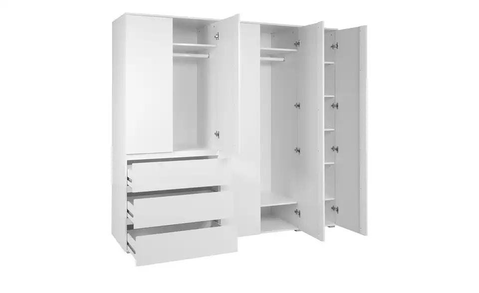 Drehtürenschrank Image, geöffnet