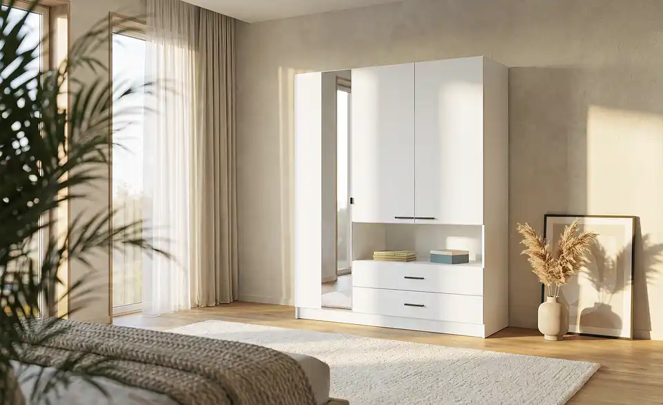 Drehtürenschrank Turyn, in Wohnsituation