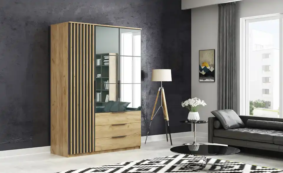 Drehtürenschrank Sorento, in Wohnsituation