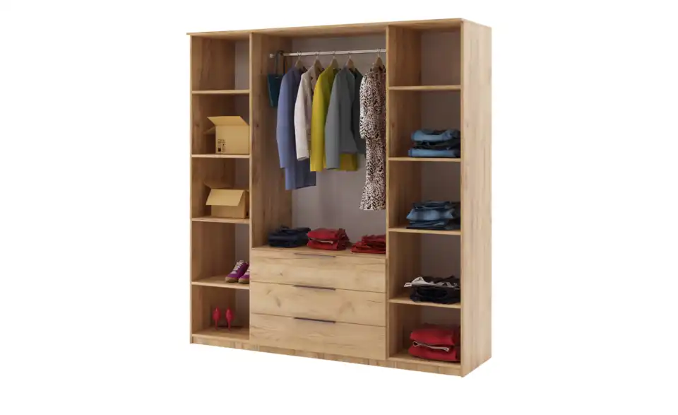 Drehtürenschrank Sorento, geöffnet