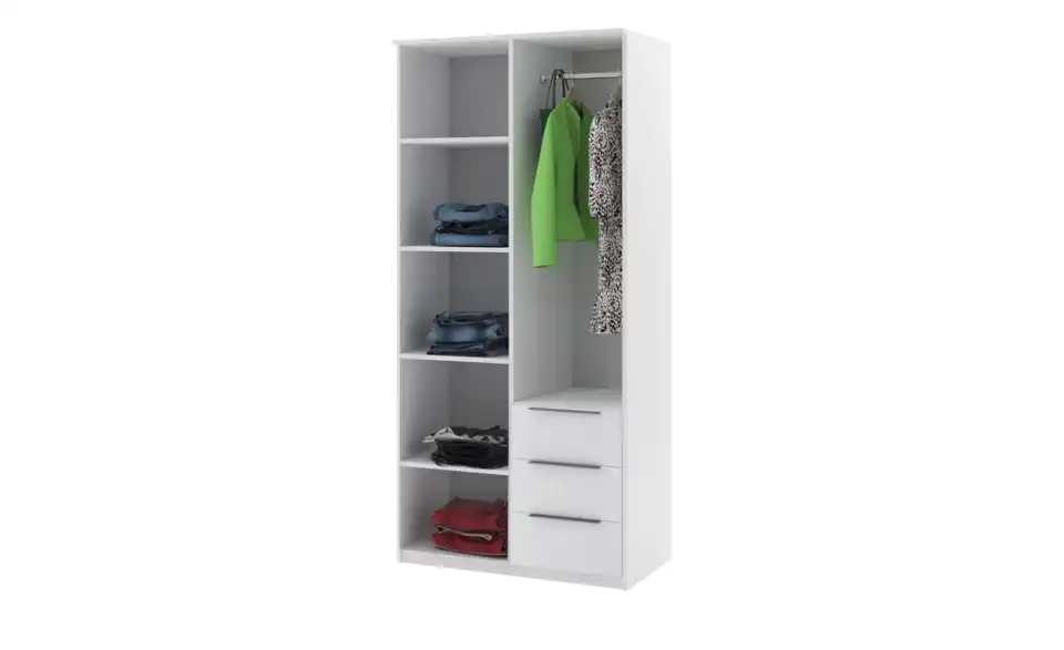 Drehtürenschrank Sorento, geöffnet