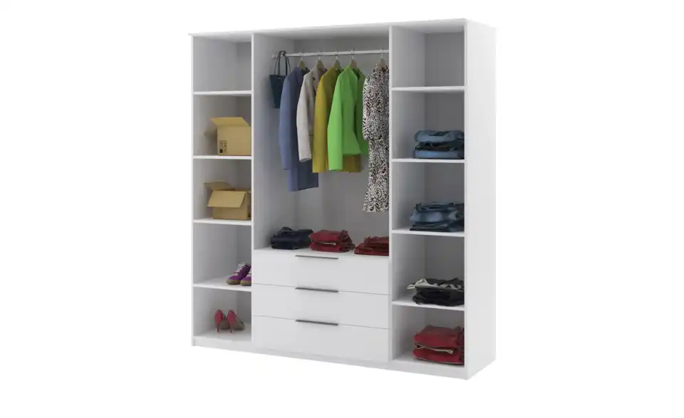 Drehtürenschrank Sorento, geöffnet