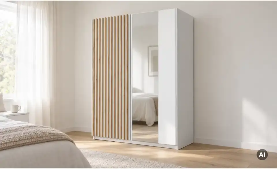 Schwebetürenschrank Dalia, in Wohnsituation
