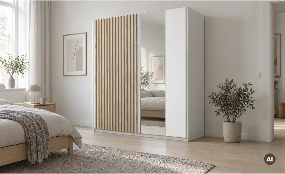 Schwebetürenschrank Dalia, in Wohnsituation