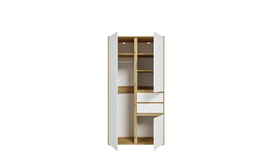 Kleiderschrank, geöffnet