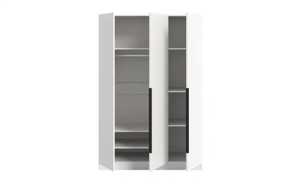Drehtürenschrank, geöffnet