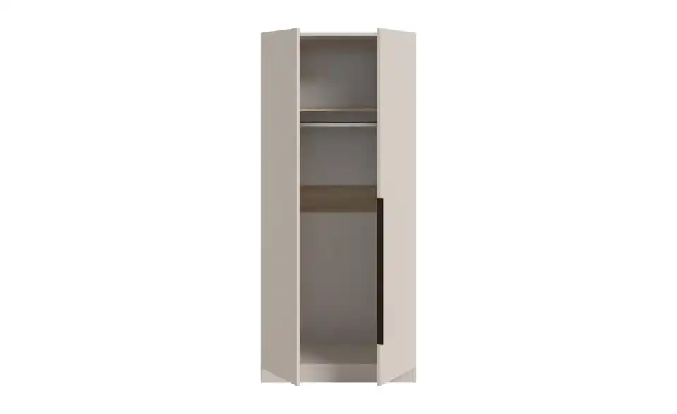 Drehtürenschrank, geöffnet