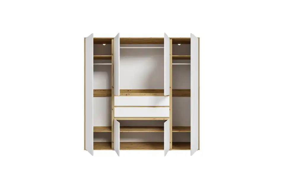 Kleiderschrank, geöffnet