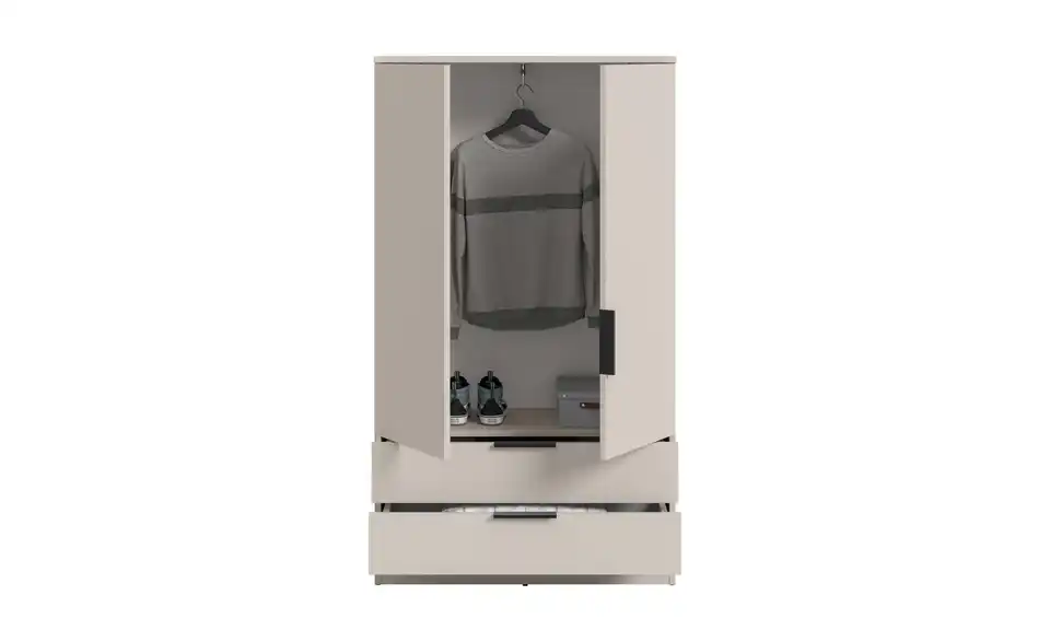 Wäscheschrank, geöffnet