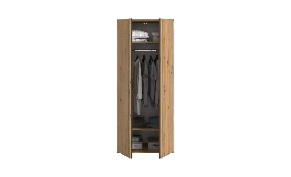 Kleiderschrank, geöffnet