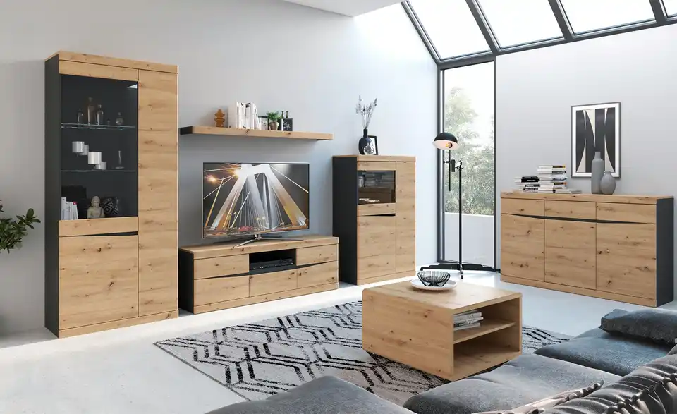 Vitrine Turino Neo, in Wohnsituation