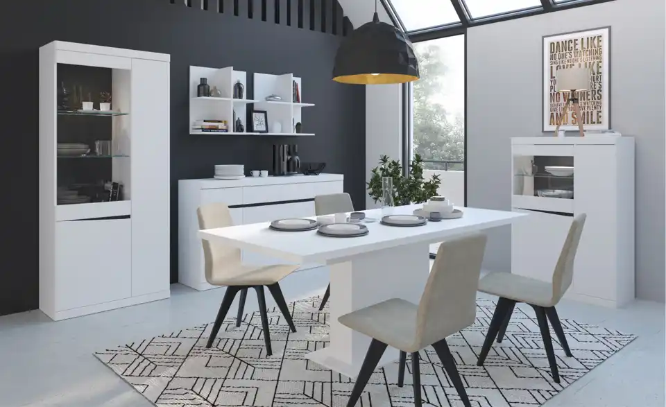 Vitrine Turino Neo, in Wohnsituation