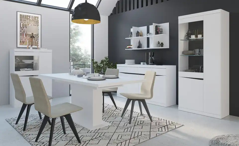 Vitrine Turino Neo, in Wohnsituation