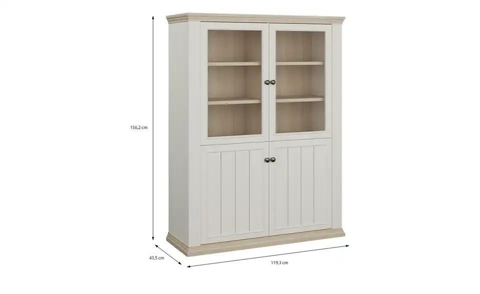 Highboard Countryside, Bemaßung