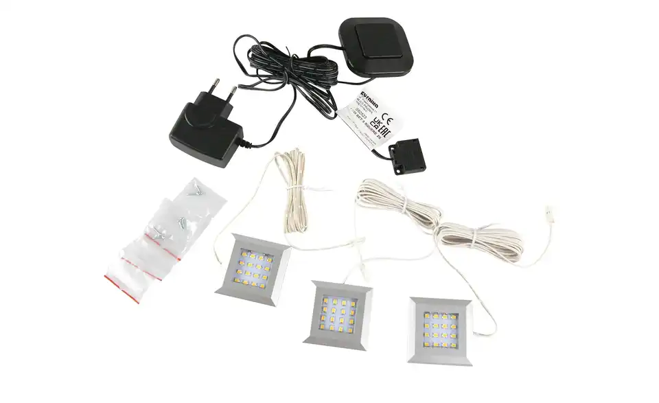 LED Unterbauspots 3er Set Countryside, Frontansicht