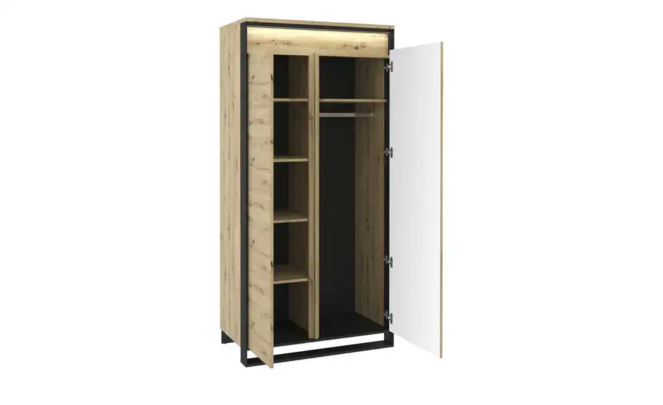 Kleiderschrank Quant, geöffnet