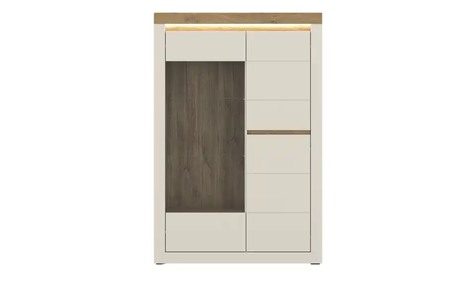 Highboardvitrine Naxxar, Frontansicht