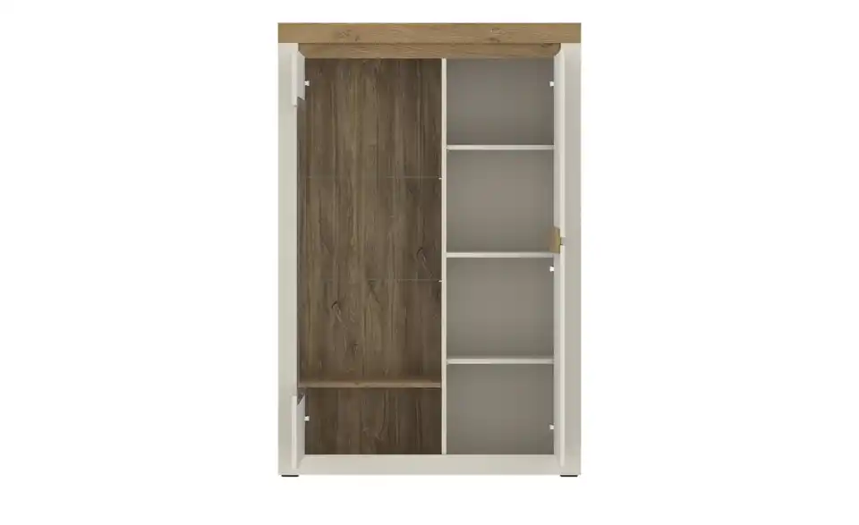 Highboardvitrine Naxxar, geöffnet