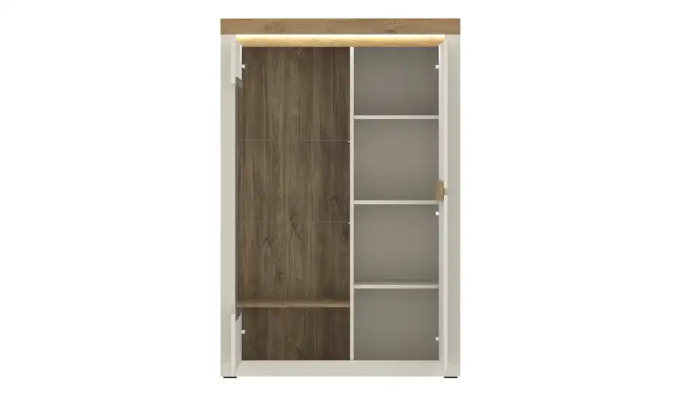 Highboardvitrine Naxxar, geöffnet