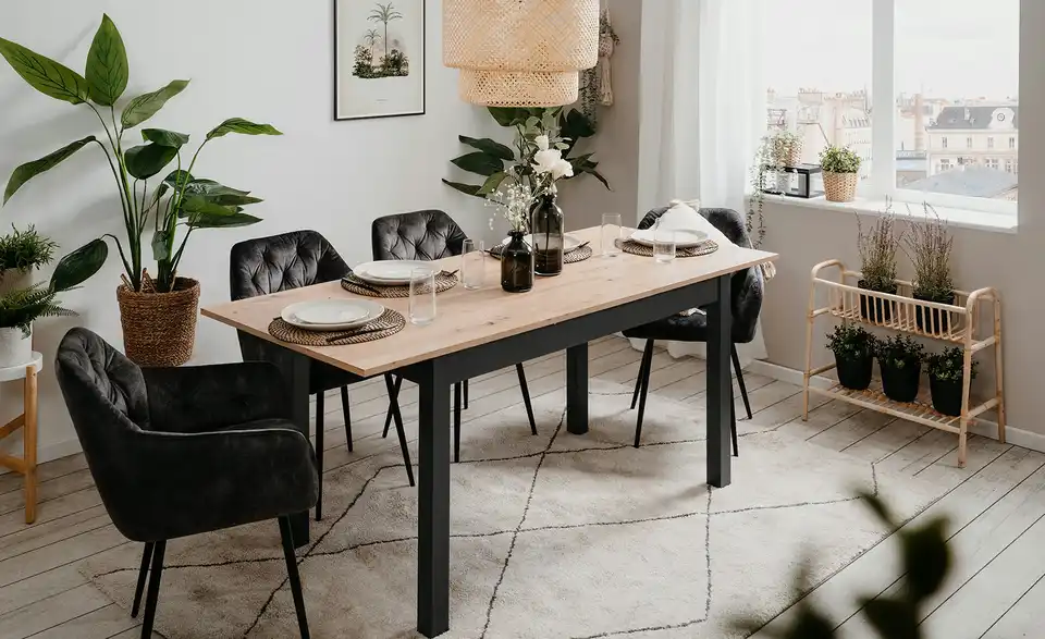 Esstisch Ben in verschiedenen Größen, in Wohnsituation