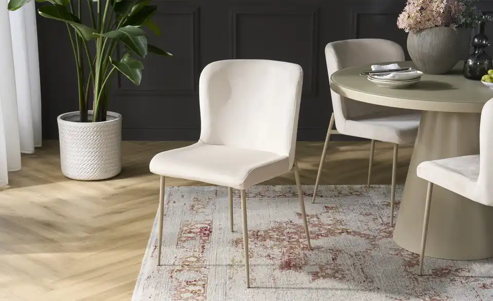 Samt-Polsterstuhl Emmeline, Perspektive