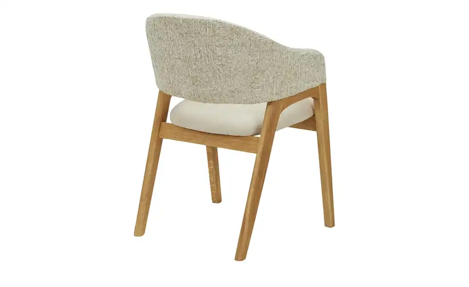 Bouclé-Armlehnstuhl Erik, Rückansicht