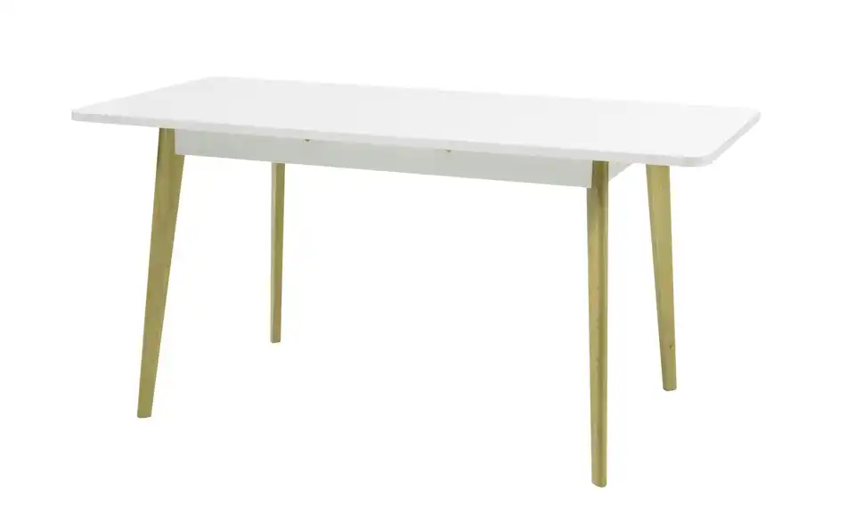 Ausziehbarer Esstisch 140 -180 cm Malaren, Rückansicht
