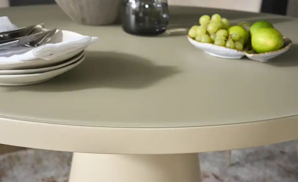 Esstisch Reflection, Detailansicht