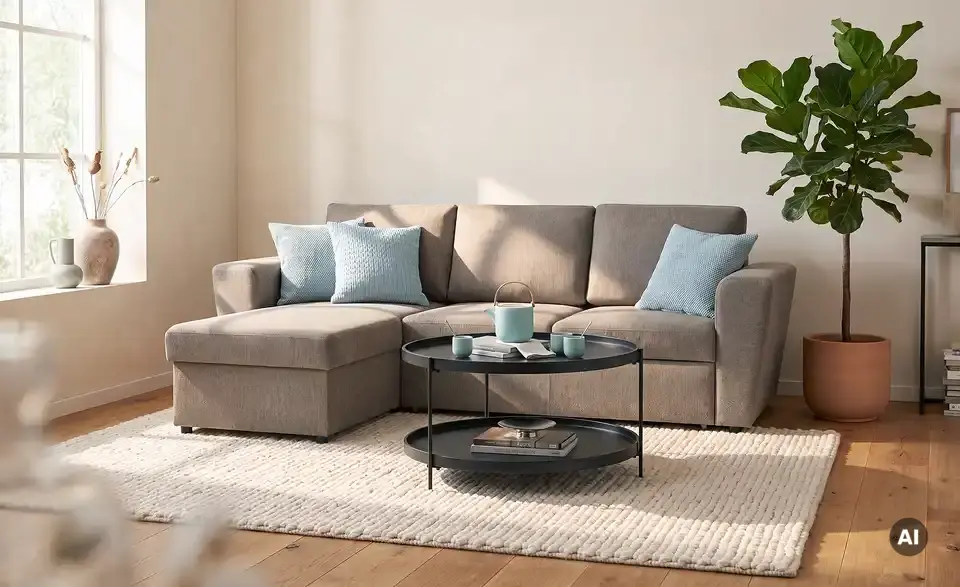 Couchtisch, in Wohnsituation