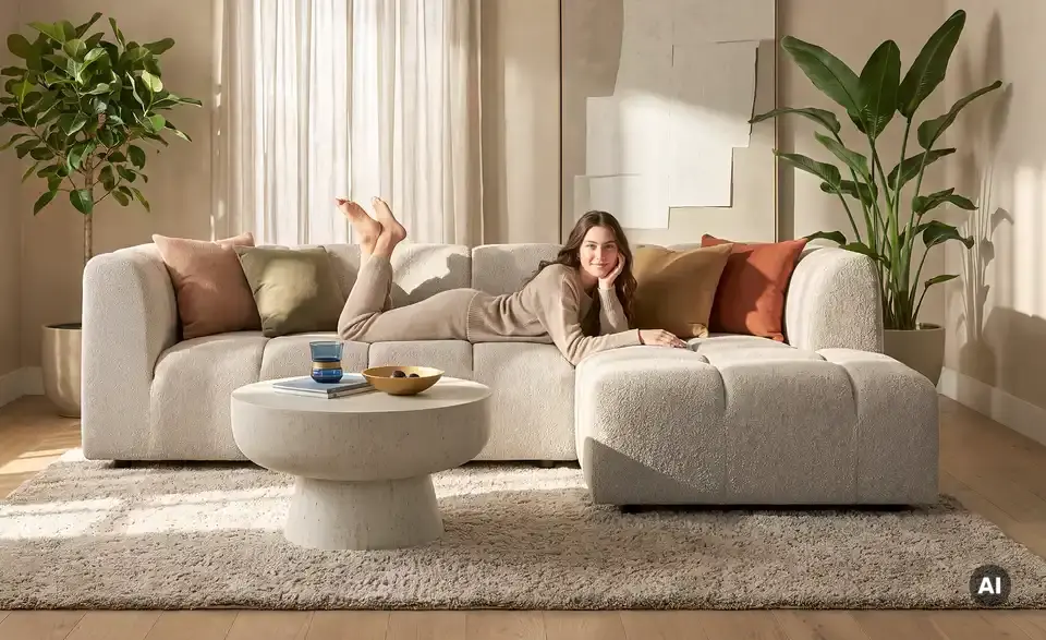 Couchtisch, in Wohnsituation