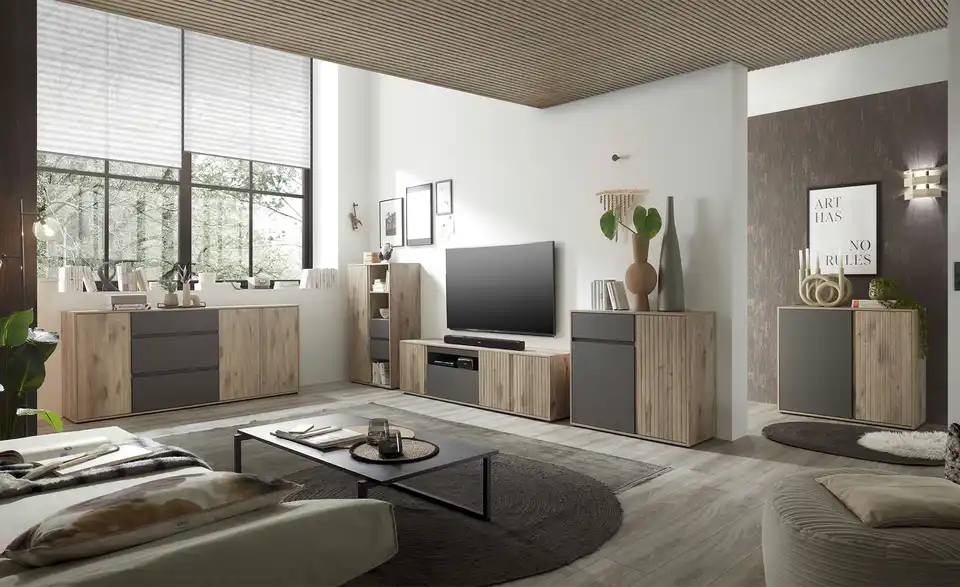 TV-Lowboard Noboa, in Wohnsituation