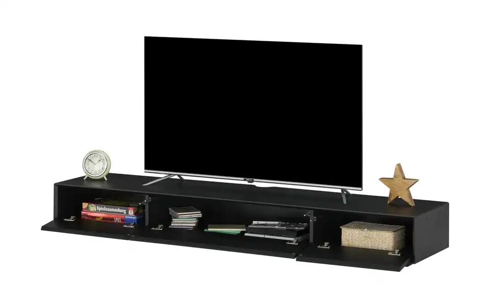 TV-Lowboard, geöffnet