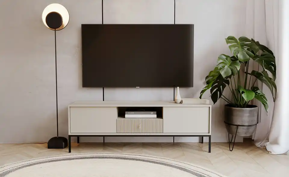 TV-Lowboard, in Wohnsituation