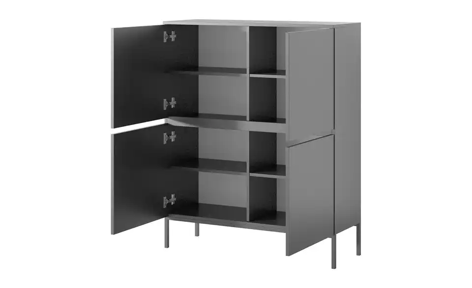 Selsey Highboard Bemmi, geöffnet