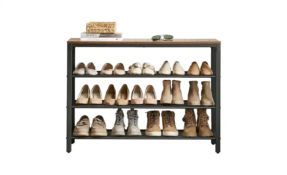 Schuhregal Darek, Frontansicht